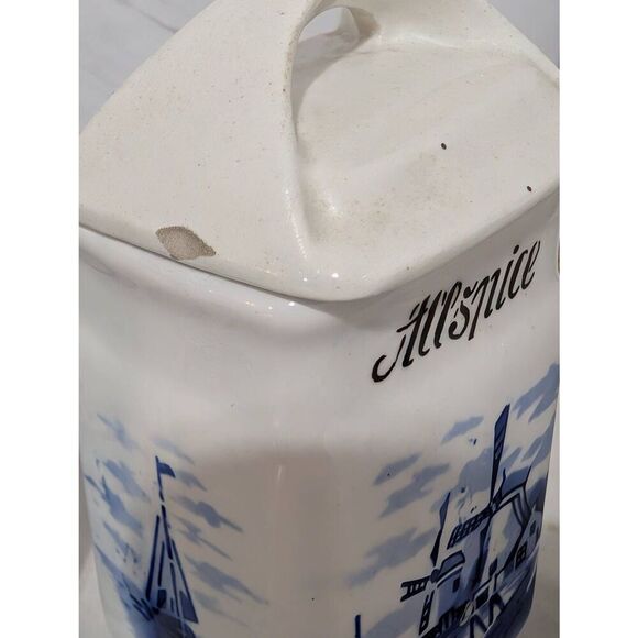 Onge Germany Antique Porcelain Condiments Spice Canister with Lids - Picture 5 of 10